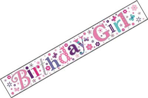 Picture of BIRTHDAY GIRL BANNER
